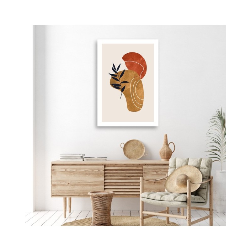 Leinwandbild - Abstrakt im Boho-Stil | Feeby