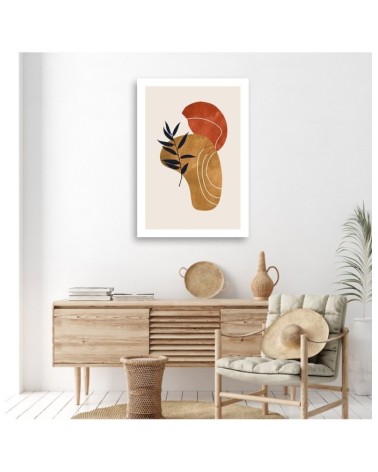 Leinwandbild - Abstrakt im Boho-Stil | Feeby