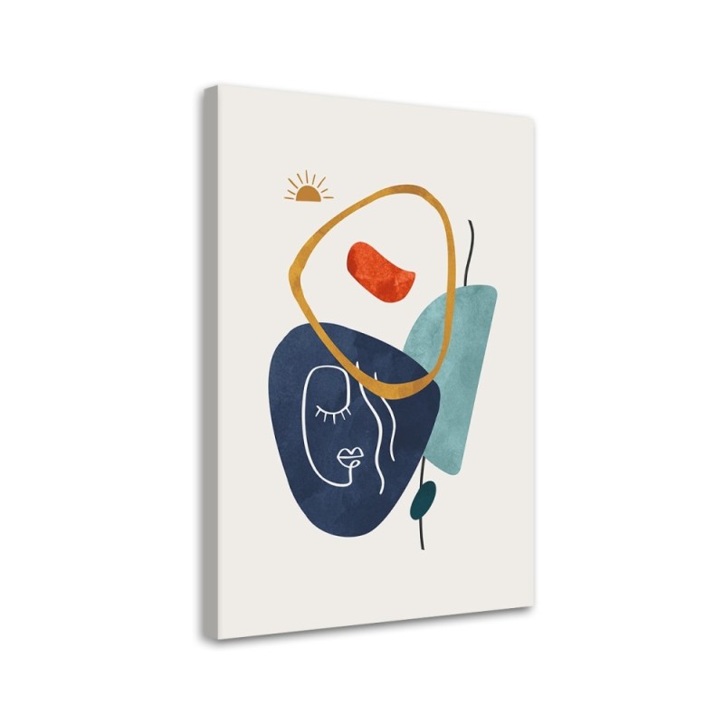 Leinwandbild - Boho-Symbole und -Formen | Feeby