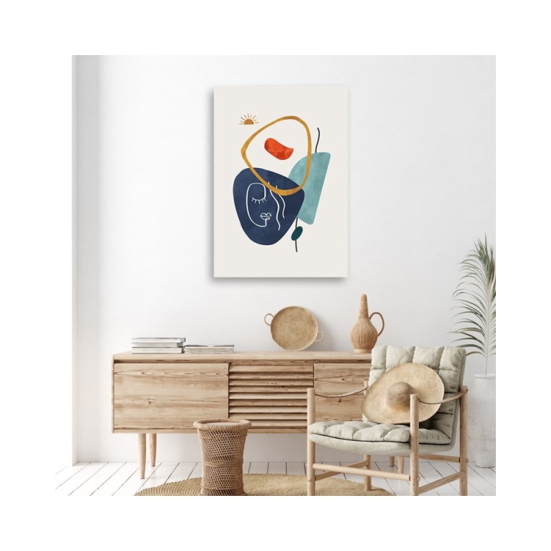 Leinwandbild - Boho-Symbole und -Formen | Feeby