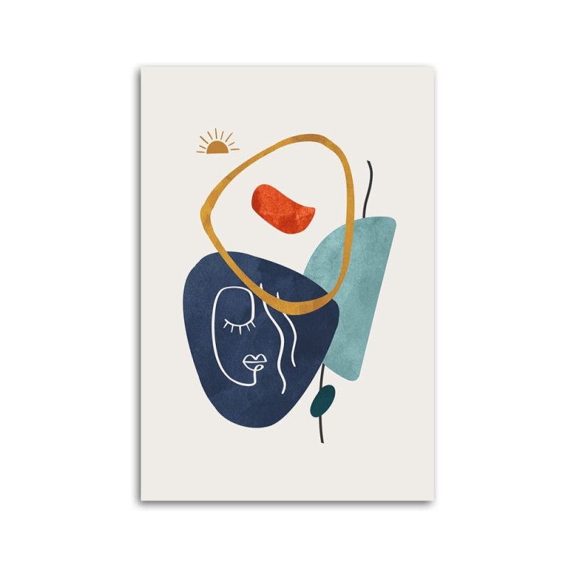 Leinwandbild - Boho-Symbole und -Formen | Feeby