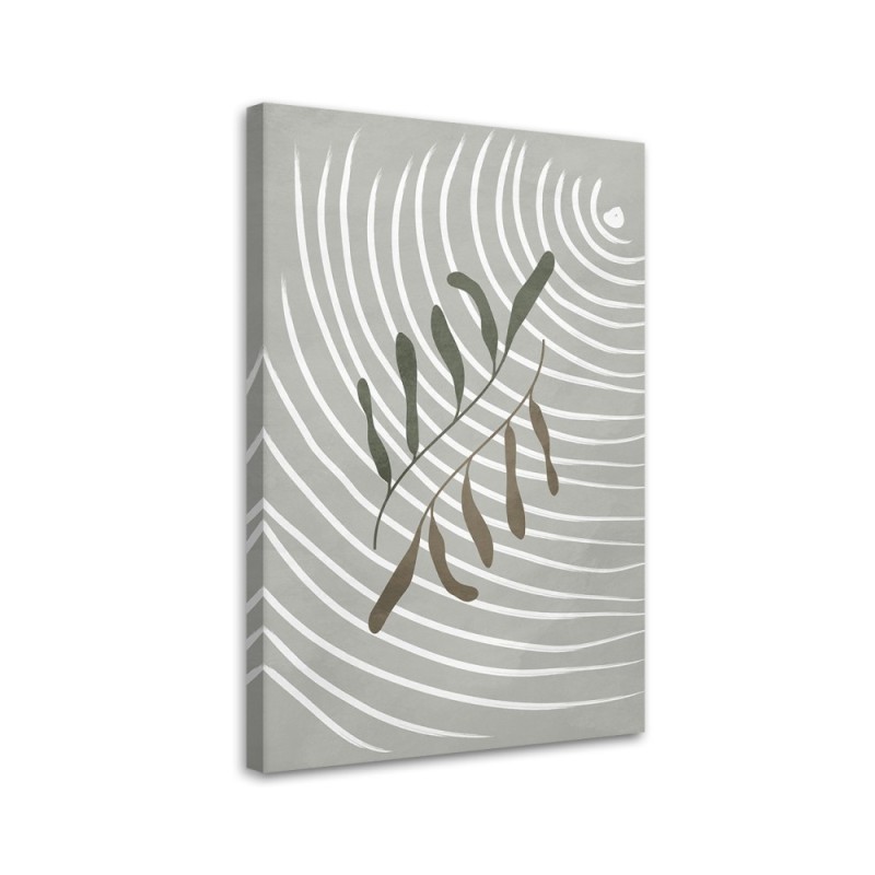 Leinwanddruck - Boho-Linien und Zweige | Feeby