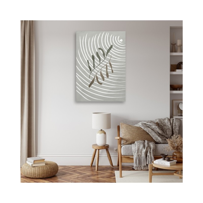 Leinwanddruck - Boho-Linien und Zweige | Feeby