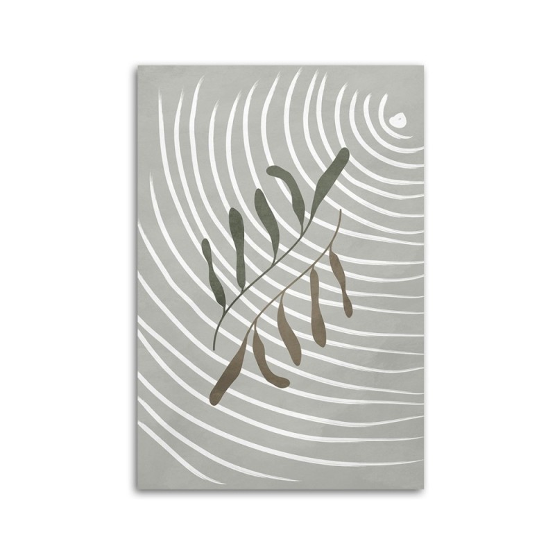 Leinwanddruck - Boho-Linien und Zweige | Feeby