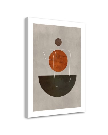 Bild auf Leinwand - Kreise und Boho-Formen | Feeby