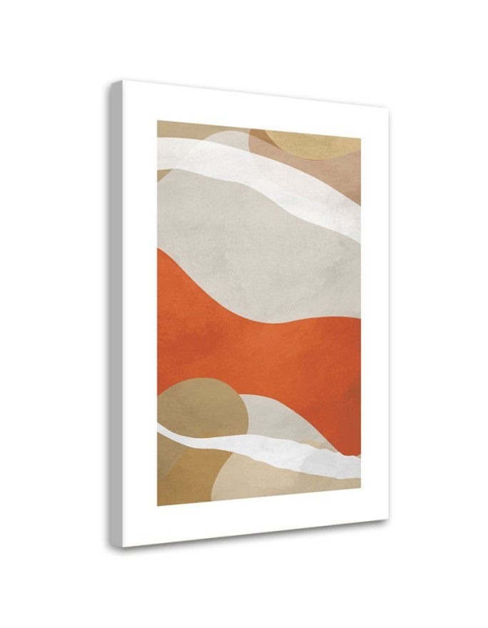 Leinwandbild - Abstrakte Boho-Linien und -Formen | Feeby