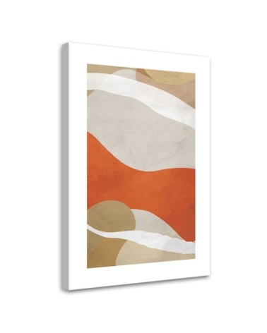 Leinwandbild - Abstrakte Boho-Linien und -Formen | Feeby