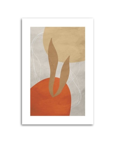 Obraz nowoczesny do salonu - Boho linie i kształty