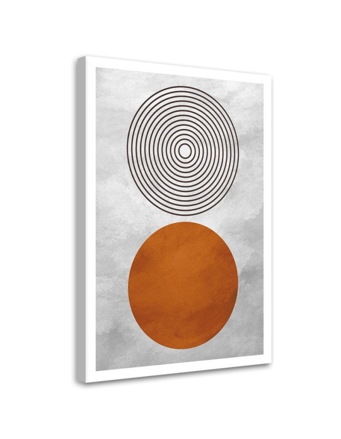 Dekoratives Leinwandbild - Geometrische Boho-Formen | Feeby