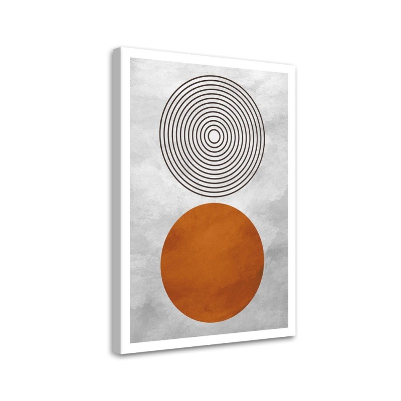 Dekoratives Leinwandbild - Geometrische Boho-Formen | Feeby