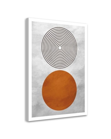 Dekoratives Leinwandbild - Geometrische Boho-Formen | Feeby