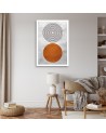 Obraz minimalistyczny boho na ścianę - Geometryczne kształty