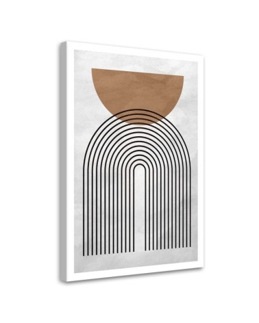 Leinwandbild - Geometrische Boho-Kreise | Feeby