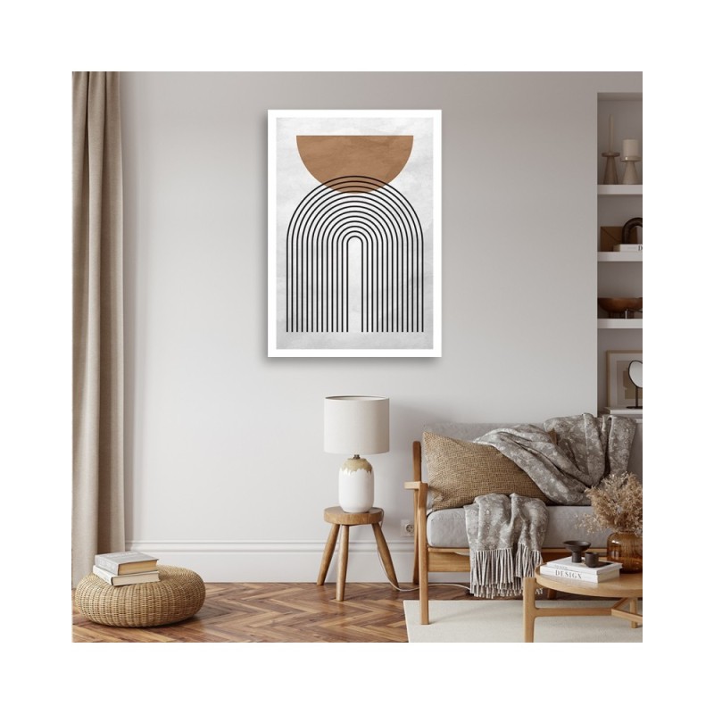 Leinwandbild - Geometrische Boho-Kreise | Feeby