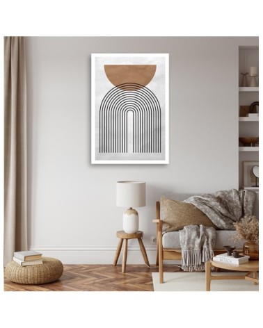 Leinwandbild - Geometrische Boho-Kreise | Feeby