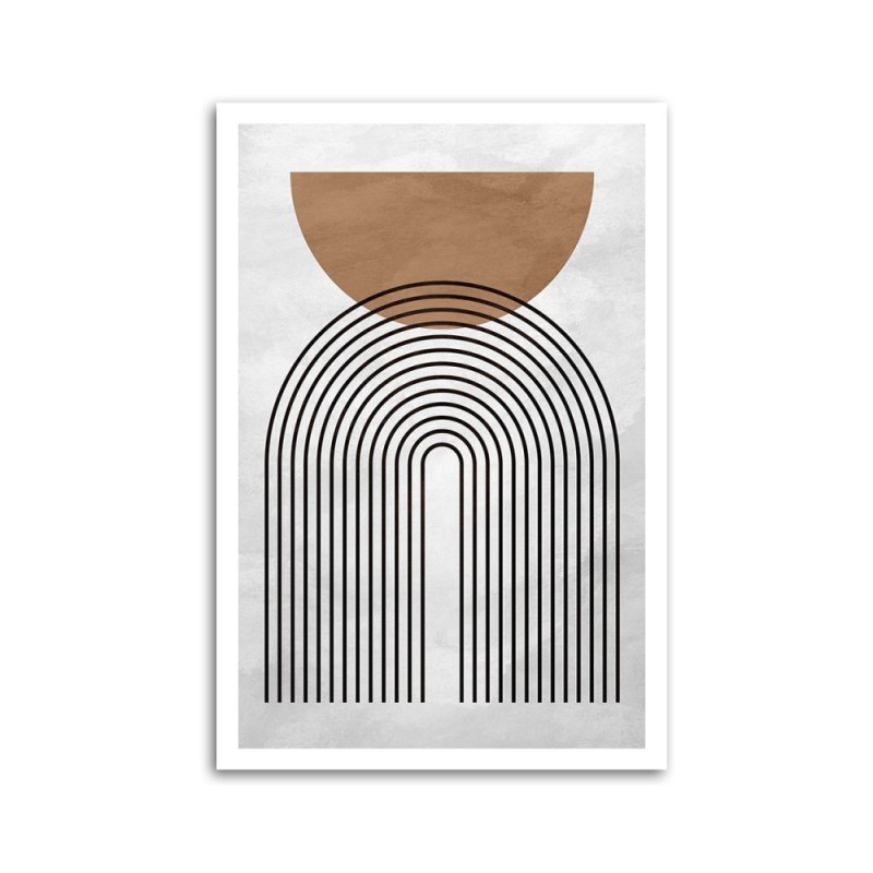 Leinwandbild - Geometrische Boho-Kreise | Feeby