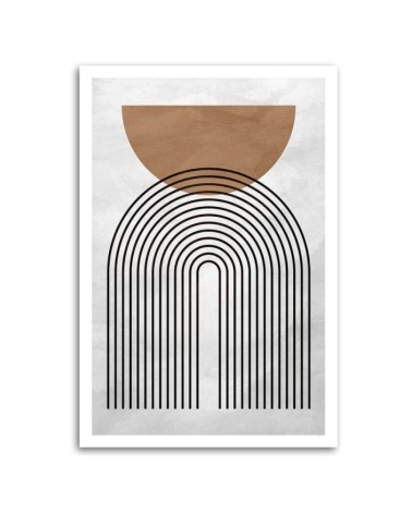 Leinwandbild - Geometrische Boho-Kreise | Feeby