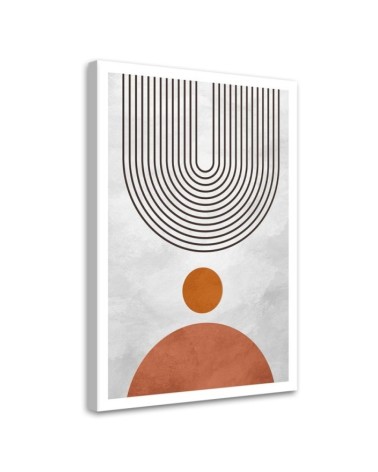 Modernes Wandbild - Boho-Bögen und -Kreise | Feeby