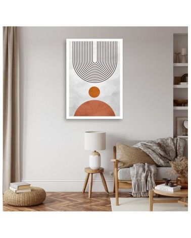 Modernes Wandbild - Boho-Bögen und -Kreise | Feeby