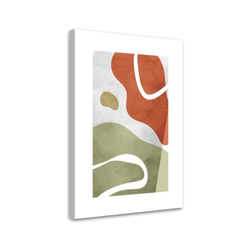 Bild auf Leinwand - Abstrakte Boho-Formen | Feeby