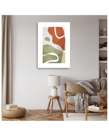 Bild auf Leinwand - Abstrakte Boho-Formen | Feeby