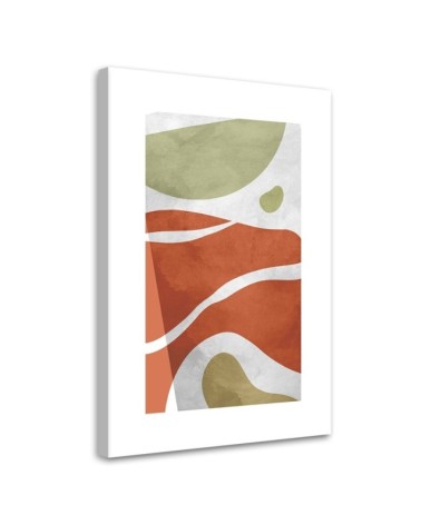 Modern canvas print on canvas - Abstract boho shapes