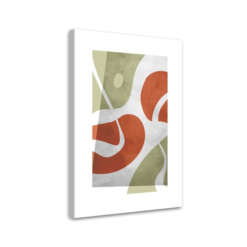 Leinwandbild - Abstrakte Boho-Formen | Feeby