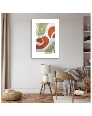 Leinwandbild - Abstrakte Boho-Formen | Feeby