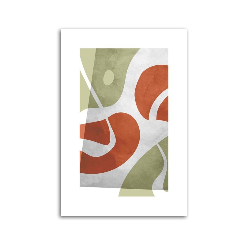 Obraz minimalistyczny do salonu - Abstrakcyjne kształty boho