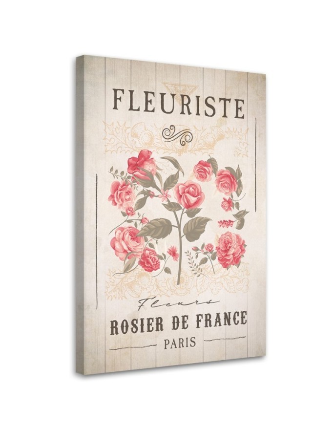 Bild auf Leinwand - Vintage-Blumen | Feeby