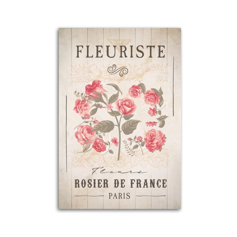 Bild auf Leinwand - Vintage-Blumen | Feeby