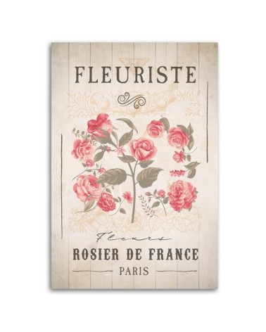 Bild auf Leinwand - Vintage-Blumen | Feeby