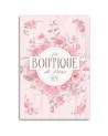 Obrazy dekoracyjne ścienne - Napis Kwiaty Shabby Chic