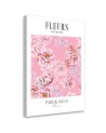 Obraz do salonu - Różowe kwiaty piwonii Shabby Chic