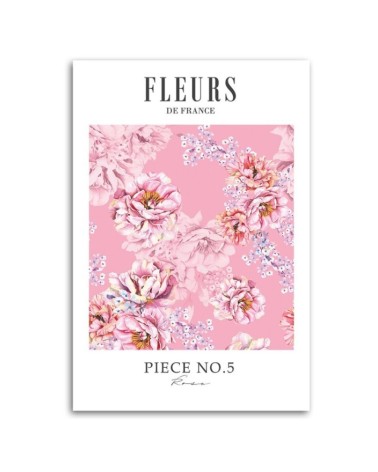 Leinwandbild - Shabby Chic rosa Pfingstrosenblüten | Feeby