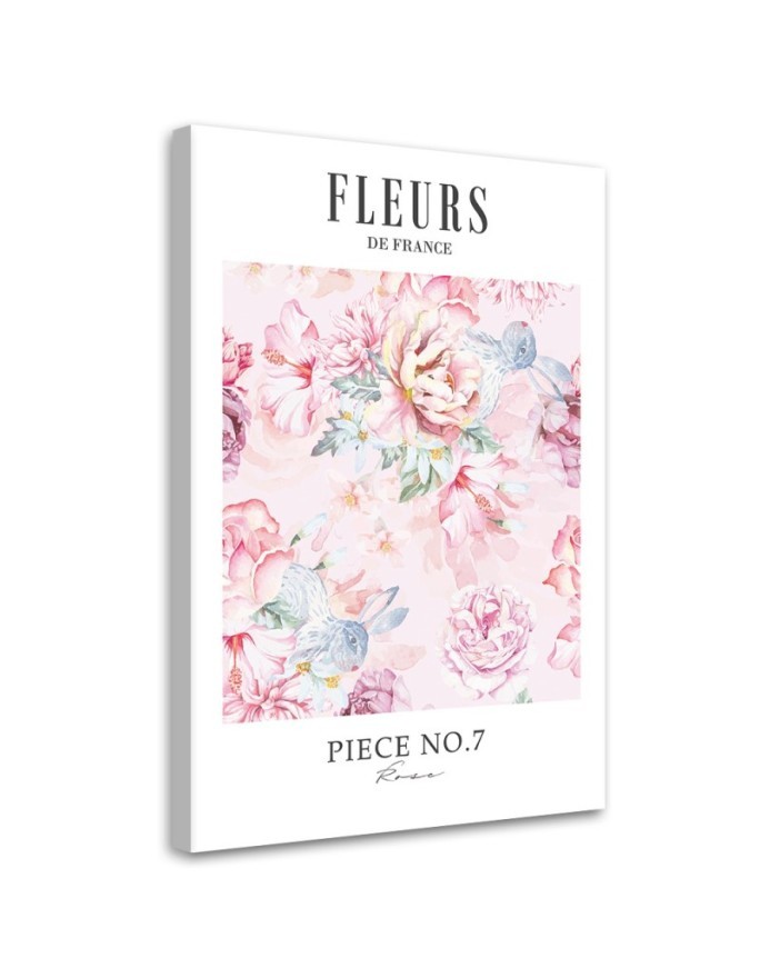 Modernes Wandbild - Puderpfingstrosen Shabby Chic | Feeby