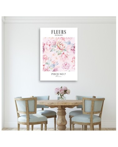 Modernes Wandbild - Puderpfingstrosen Shabby Chic | Feeby