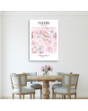 Obrazy dekoracyjne do sypialni - Pudrowe kwiaty piwonii Shabby Chic