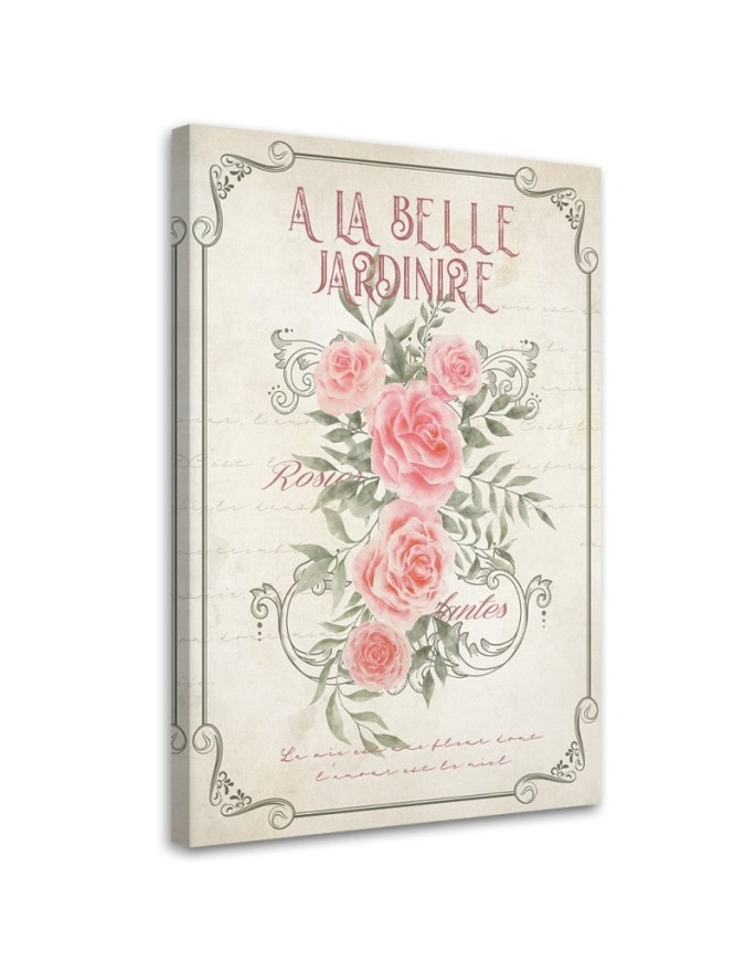 Modernes Wandbild - Shabby Chic Rosenblüten | Feeby