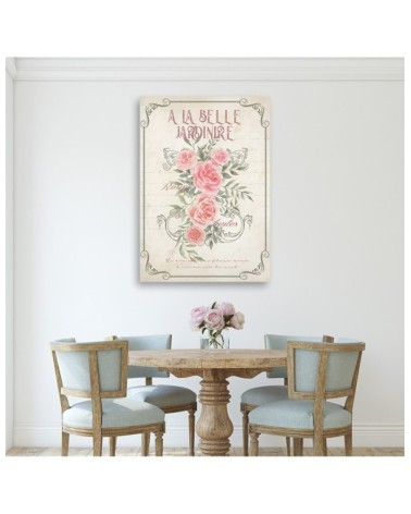 Modernes Wandbild - Shabby Chic Rosenblüten | Feeby