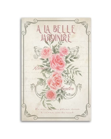 Modernes Wandbild - Shabby Chic Rosenblüten | Feeby