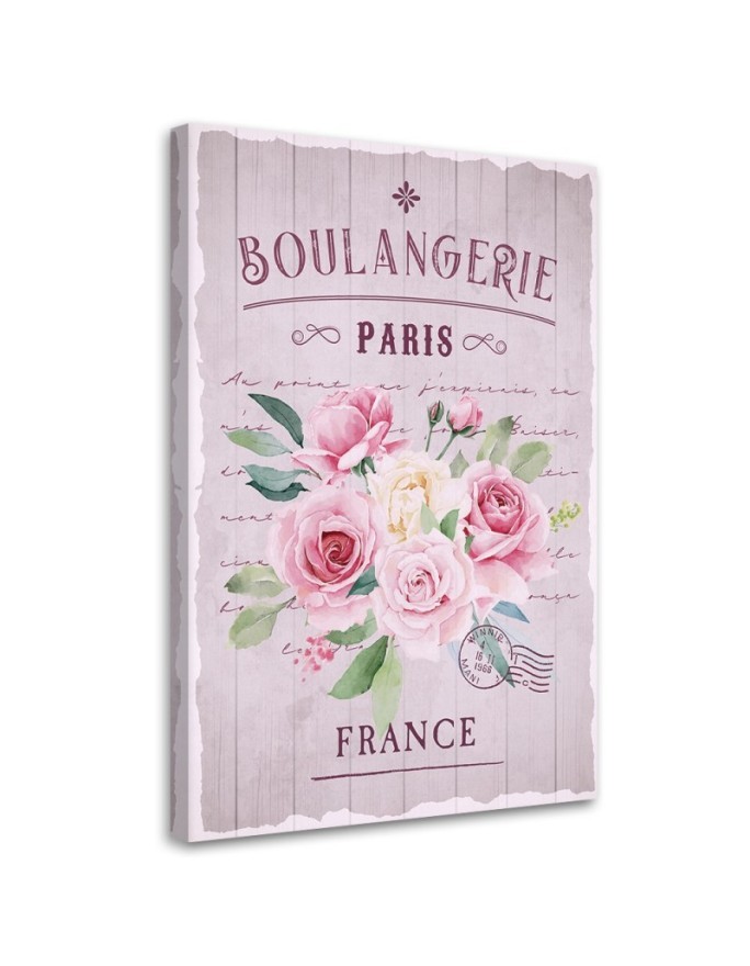 Leinwanddruck - Vintage-Rosenstrauß | Feeby