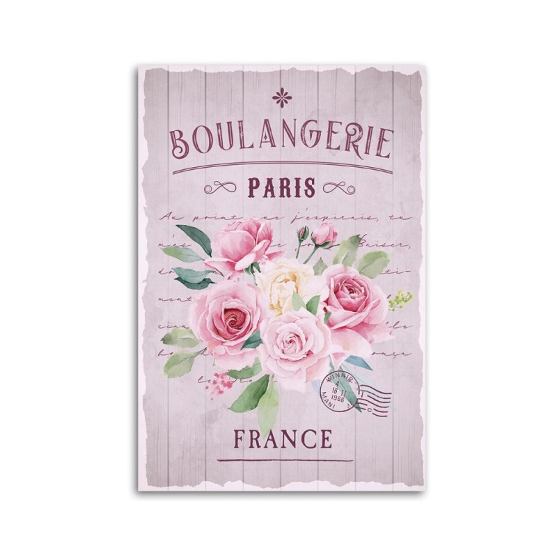 Leinwanddruck - Vintage-Rosenstrauß | Feeby