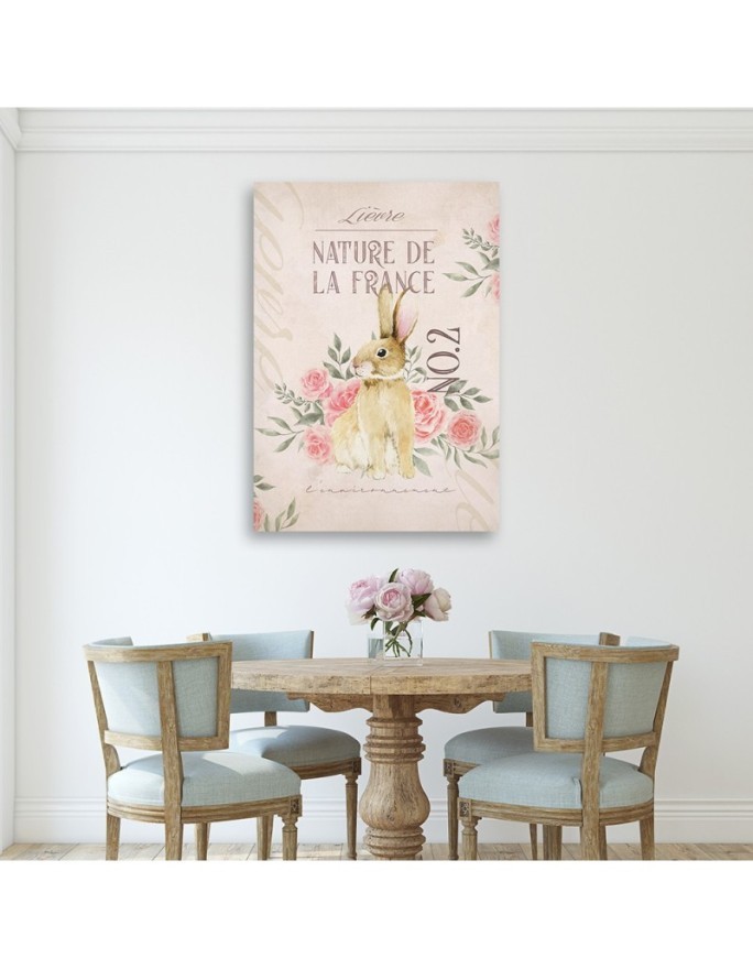 Obraz nowoczesny ścienny - Zając Wielkanocny Shabby Chic