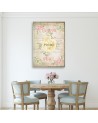 Obraz boho do salonu - Love Kwiaty Vintage