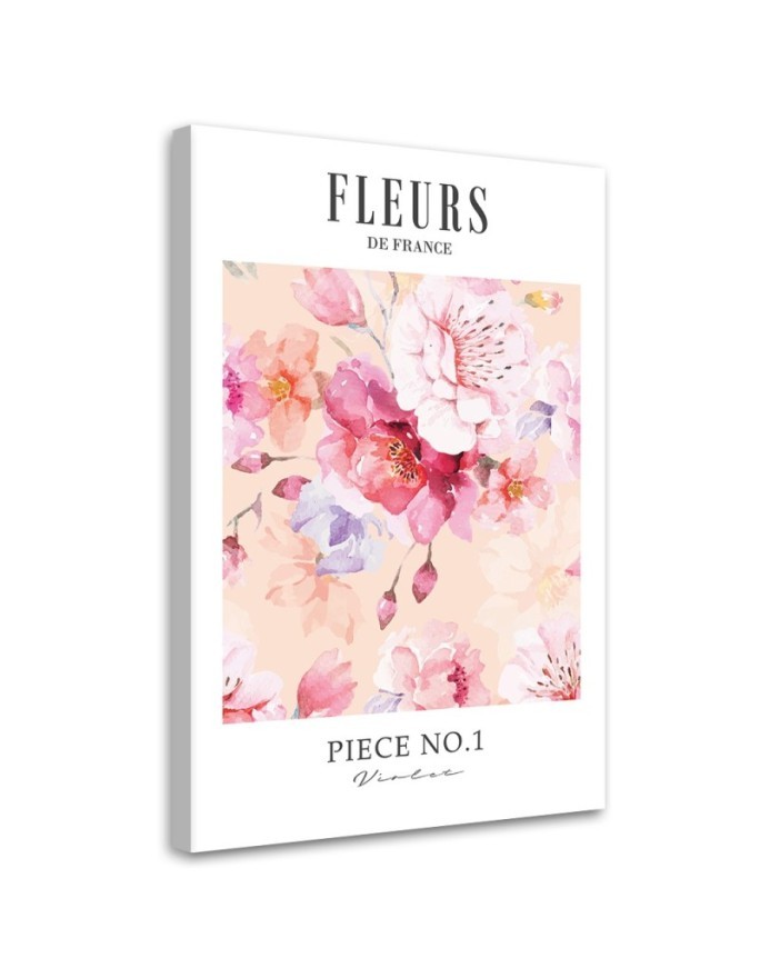 Leinwandbild - Blumen in Frankreich | Feeby