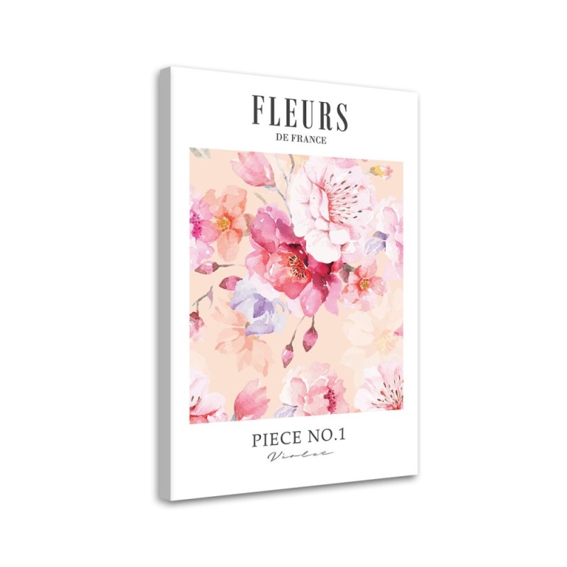 Leinwandbild - Blumen in Frankreich | Feeby