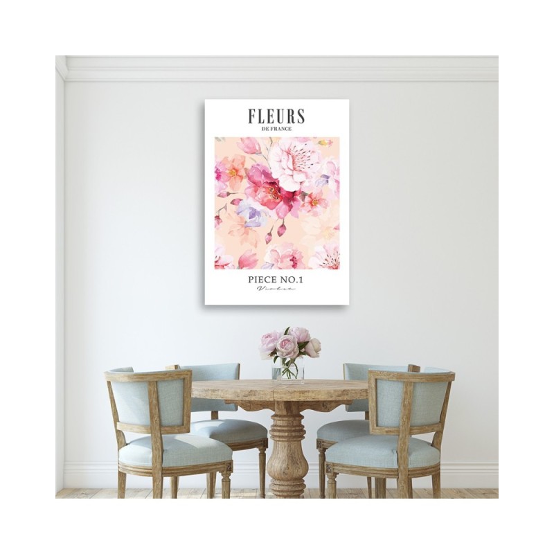 Leinwandbild - Blumen in Frankreich | Feeby