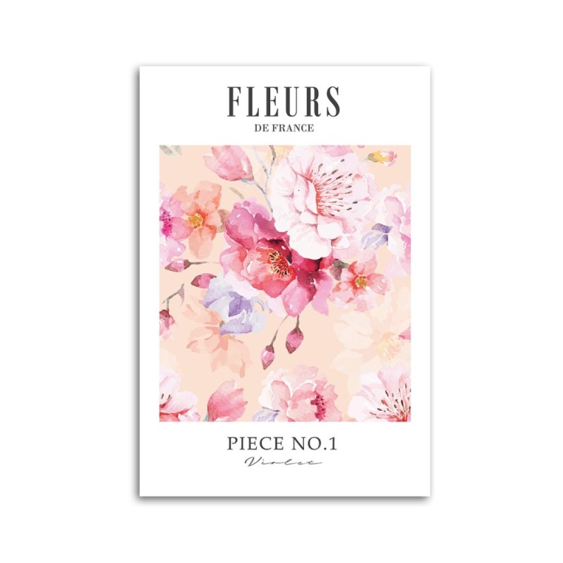 Leinwandbild - Blumen in Frankreich | Feeby