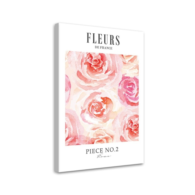 Leinwandbild - Blumen in Frankreich | Feeby